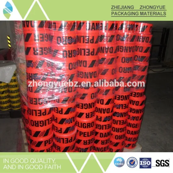Standard non adhesive pvc tape PVC warning tape