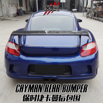 2009-2013 Cayman / Boxster TA3 Fiber Glass Rear Bumper For Porsche