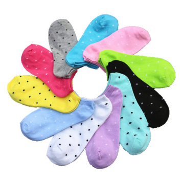 WZ47 Socks wholesale Taobao hot gift socks candy color invisible dots money