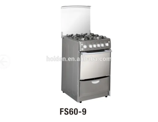 FS60-9 Freestanding Gas Stove with oven Stainless Steel 60mm
