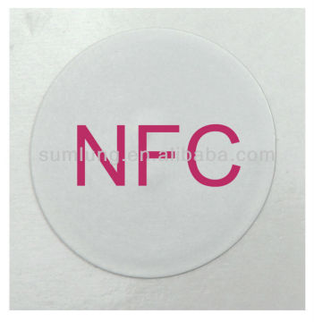 Colorful IC Rfid/NFC Tag,3M Glue,PVC,Round,25mm,13.56Mhz,14443A