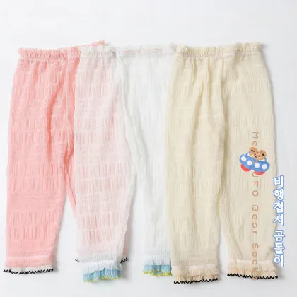 Girls' summer cropped pants