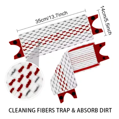 O-Cedar Vileda Ultramax 155747 Ultramat 2in1 Mop Vacuum Cleaner Mop Pads & Microfiber Cloths Accessories