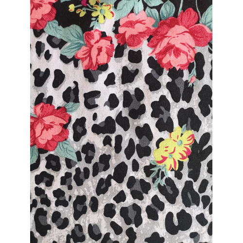 Animal Skin Rayon Challis 30S Printing Woven Fabric