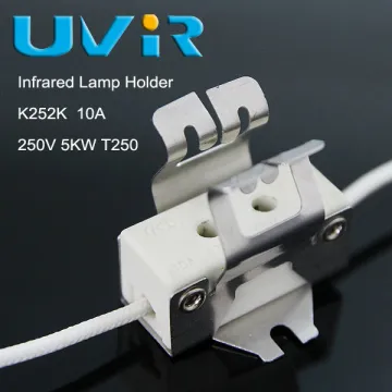 infrared lamp clamp twin tube infrared lamp holder IR lamp holder
