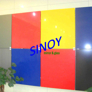 Sinoy back painted glass with float glass