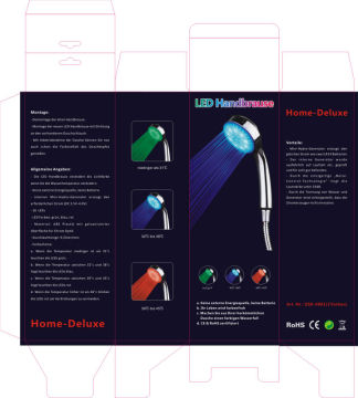 2015 Chrome Plated Led Shower with National Standards on sale