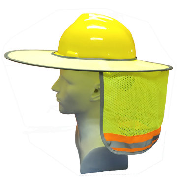 Protetor de pescoço para proteção de aba completa para capacete