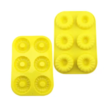 silicone 3d flower shape muffin cake mold