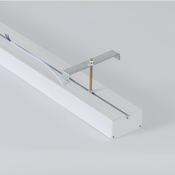 Three Light Color Plastic Steel Material Linear LED Batten Light for Mall Office
