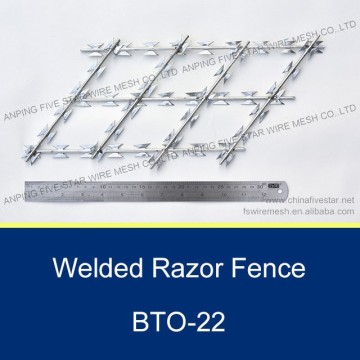 Anti Climb BTO-22/75*150mm Safety Welding Razor Fence