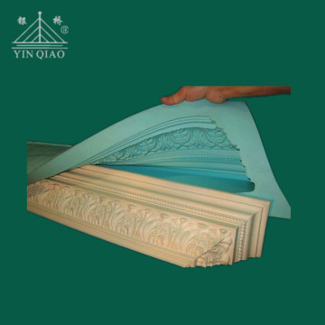 Making Building decorative gypsum cornice moulding molds Soft rubber silicone molds