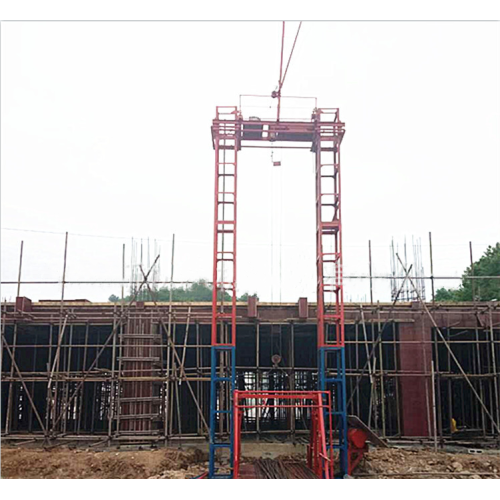 Single Cage Building Materials Lifting Construction Elevator