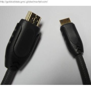 HDMI A to HDMI C  Mini Cable Solid Molding type