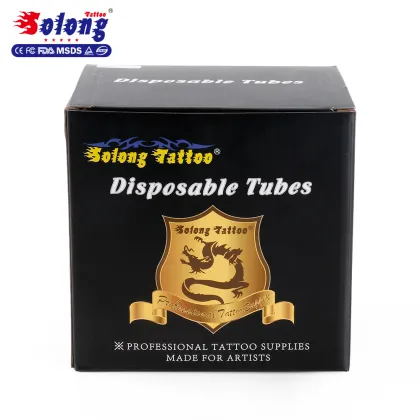 Solong Tattoo 25mm Tattoo Grip E.O Gas Disposable Tattoo Tube Grip