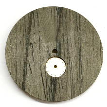 Natürliches Holz Uhrenblatt mit einem Subdial