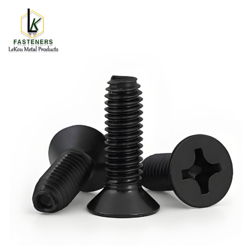 Tornillos de rosca trilobulares Phillips avellanados