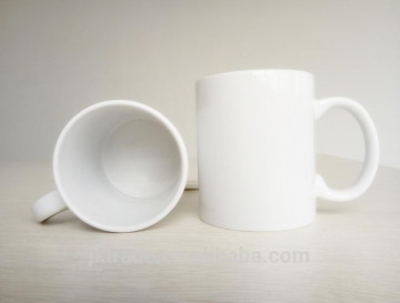 Wholesale Ceramic 11oz white coated mug/cup for sublimation printing
