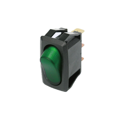 Interruptor basculante para barco automotriz de 2 posiciones con LED