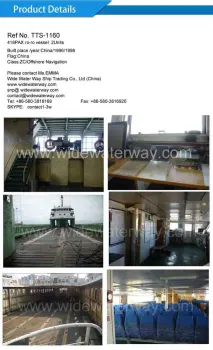 TTS-1160: 418PAX Ro-Ro Vessel 2Units for sale