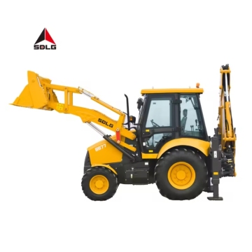 SDLG B877F 4x4 Backhoe Loader - Diesel Engine 75HP Construction Equipment
