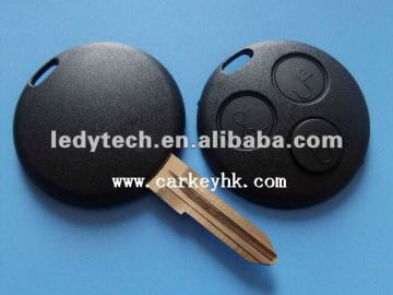 Hot sale Smart 3 buttons remote key blank no logo key fob key case