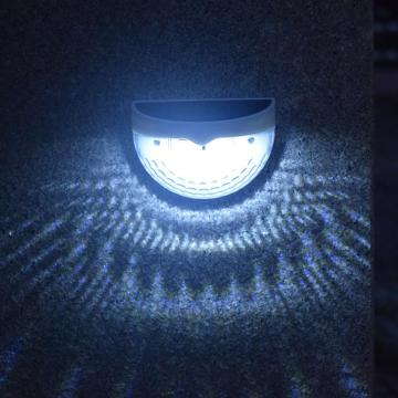 Outdoor Solar Water Drop Wall Lamp for Stair Guardrail and Courtyard Fence