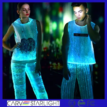 The light up hoodie led fiber optic hoodie