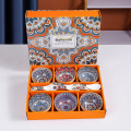 Bohemia theme Ceramic tableware set with gift box