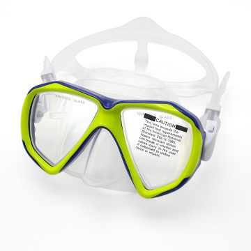 Maschera per immersioni anti-foglio di vetro temperato per bambini per lo snorkeling e il nuoto