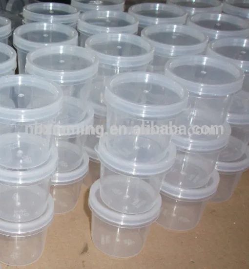 Cheap plastic pp salad cup with lid