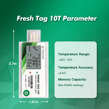 LCD Display Temperature Data Logger for Medicine Cold Chain