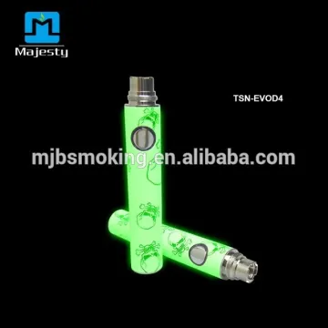 2014 new design High quality electronic cigarette noctilucent TSN-EVOD battery