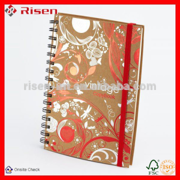 Wholesale paper notebook with custom design