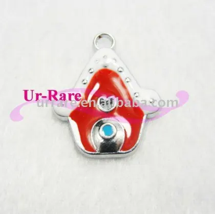Enamel Home Charm Alloy Jewelry Charm