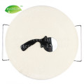 Pizza Stone Pizza Cutter con cremagliera cromata