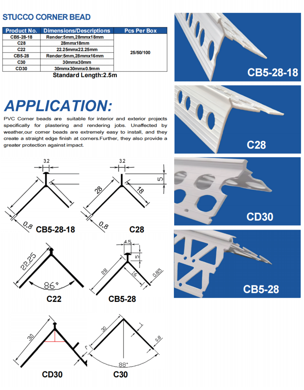 Direct supply of pvc corner protection lines