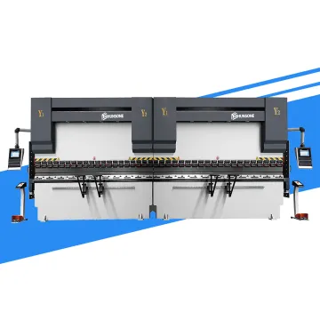 HUNSONE Series CNC Tandem Press Brake for 8m Lamp Pole Bending