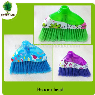 Factory price plastic broom /brush with wooden stick 120*2.2CM