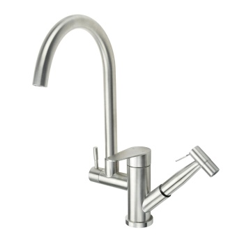 Stainless Steel Kitchen Sink Mixer Tap with Pull Out Bidet Spray