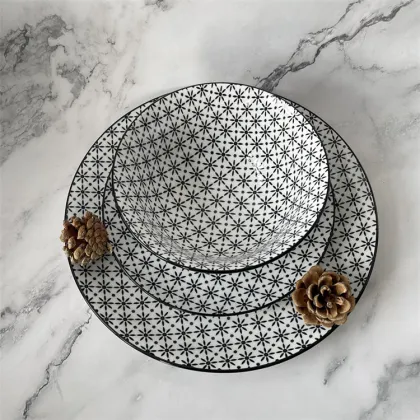 home hotel tableware set ceramic porcelain