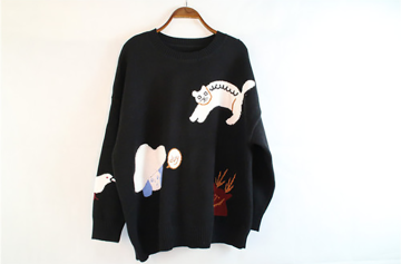High Quality Batwing Sweater Custom
