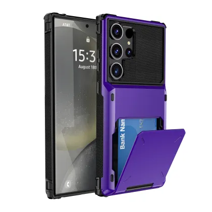 5 Card Slots Armor Case for Samsung Galaxy Models