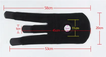 Adjusted Neoprene Knee Brace Open Patella Cap Knee Brace Knee Spring Brace