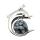 New Arrival Natural Stone Dolphin Pendant Gemstone Healing Dolphins Charm Pendant for DIY Jewelry Making