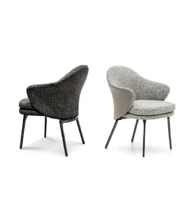 Angle chair white negotiating single chair