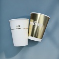 Copos de papel para bebidas frias de 12 onças impressos personalizados