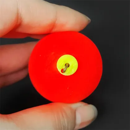 Red Color Snap-On Foam Fishing Float Bobbers for Catfish Rig