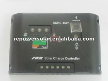 15A solar battery charger controller