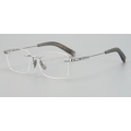 Diseñador Rimless Titanium Pequeño gafas rectangulares